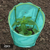 Maxbell Garden Cloches for Plants Gifts Reusable Sun Protection Protector Plant Cage 2 Piece