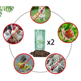 Maxbell Garden Cloches for Plants Gifts Reusable Sun Protection Protector Plant Cage 2 Piece