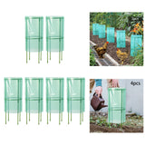 Maxbell Garden Cloches for Plants Gifts Reusable Sun Protection Protector Plant Cage 2 Piece