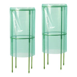 Maxbell Garden Cloches for Plants Gifts Reusable Sun Protection Protector Plant Cage 2 Piece