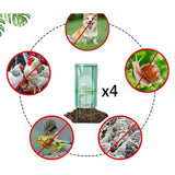 Maxbell Garden Cloches for Plants Gifts Reusable Sun Protection Protector Plant Cage 4 Piece