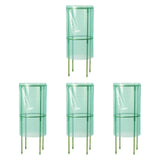Maxbell Garden Cloches for Plants Gifts Reusable Sun Protection Protector Plant Cage 4 Piece