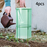 Maxbell Garden Cloches for Plants Gifts Reusable Sun Protection Protector Plant Cage 4 Piece