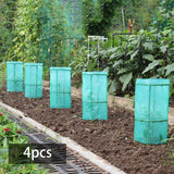 Maxbell Garden Cloches for Plants Gifts Reusable Sun Protection Protector Plant Cage 4 Piece