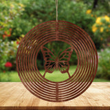 Maxbell Wind Chime Decorative Handcrafted Windchime for Outside Outdoor Indoor Patio Butterfly