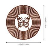 Maxbell Wind Chime Decorative Handcrafted Windchime for Outside Outdoor Indoor Patio Butterfly