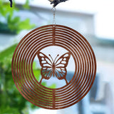 Maxbell Wind Chime Decorative Handcrafted Windchime for Outside Outdoor Indoor Patio Butterfly