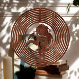 Maxbell Wind Chime Decorative Handcrafted Windchime for Outside Outdoor Indoor Patio Squirrel