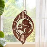 Maxbell Wind Chime Decorative Handcrafted Windchime for Outside Outdoor Indoor Patio Squirrel