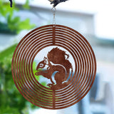 Maxbell Wind Chime Decorative Handcrafted Windchime for Outside Outdoor Indoor Patio Squirrel