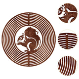 Maxbell Wind Chime Decorative Handcrafted Windchime for Outside Outdoor Indoor Patio Squirrel
