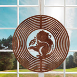 Maxbell Wind Chime Decorative Handcrafted Windchime for Outside Outdoor Indoor Patio Squirrel