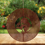 Maxbell Wind Chime Decorative Handcrafted Windchime for Outside Outdoor Indoor Patio Squirrel