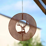 Maxbell Wind Chime Decorative Handcrafted Windchime for Outside Outdoor Indoor Patio Giraffe
