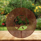 Maxbell Wind Chime Decorative Handcrafted Windchime for Outside Outdoor Indoor Patio Dolphin
