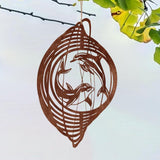 Maxbell Wind Chime Decorative Handcrafted Windchime for Outside Outdoor Indoor Patio Dolphin
