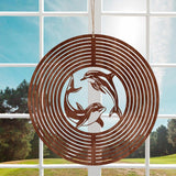 Maxbell Wind Chime Decorative Handcrafted Windchime for Outside Outdoor Indoor Patio Dolphin