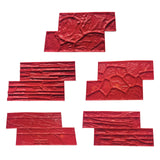 Maxbell Vivid Stone Texture Rock Texture Seamless Stamp Mat for Outdoor Garden Patio A