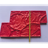 Maxbell Vivid Stone Texture Rock Texture Seamless Stamp Mat for Outdoor Garden Patio A