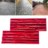 Maxbell Vivid Stone Texture Rock Texture Seamless Stamp Mat for Outdoor Garden Patio B