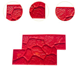 Maxbell Vivid Stone Texture Rock Texture Seamless Stamp Mat for Outdoor Garden Patio C