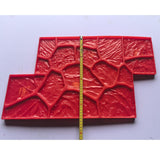 Maxbell Vivid Stone Texture Rock Texture Seamless Stamp Mat for Outdoor Garden Patio C