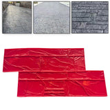 Maxbell Vivid Stone Texture Rock Texture Seamless Stamp Mat for Outdoor Garden Patio D