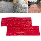 Maxbell Vivid Stone Texture Rock Texture Seamless Stamp Mat for Outdoor Garden Patio D