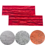Maxbell Vivid Stone Texture Rock Texture Seamless Stamp Mat for Outdoor Garden Patio E