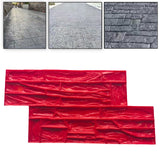 Maxbell Vivid Stone Texture Rock Texture Seamless Stamp Mat for Outdoor Garden Patio E