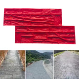 Maxbell Vivid Stone Texture Rock Texture Seamless Stamp Mat for Outdoor Garden Patio E