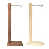 Maxbell Wind Chime Stand Wood Pendant Display Stand for Countertop Dinner Table Home Wooden color