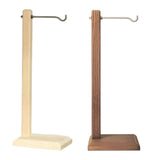 Maxbell Wind Chime Stand Wood Pendant Display Stand for Countertop Dinner Table Home Wooden color