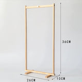 Maxbell Wind Chime Stand Wood Professional Hanging Rack for Tea Room Yoga Meditation 36cm
