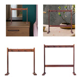Maxbell Wooden Chime Stand Decoration Desk Chime Holder for Exhibition Tea Room Gift S