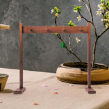 Maxbell Wooden Chime Stand Decoration Desk Chime Holder for Exhibition Tea Room Gift S