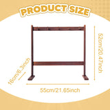 Maxbell Wooden Chime Stand Decoration Desk Chime Holder for Exhibition Tea Room Gift L