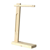 Maxbell Wind Chime Stand Elegant Windchime Holder for Pendant Necklace Wedding Event Wood Color