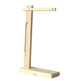 Maxbell Wind Chime Stand Elegant Windchime Holder for Pendant Necklace Wedding Event Wood Color