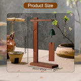 Maxbell Wind Chime Stand Elegant Windchime Holder for Pendant Necklace Wedding Event Brown