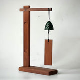 Maxbell Wind Chime Stand Elegant Windchime Holder for Pendant Necklace Wedding Event Brown