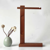 Maxbell Wind Chime Stand Elegant Windchime Holder for Pendant Necklace Wedding Event Brown