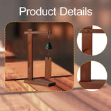 Maxbell Wind Chime Stand Elegant Windchime Holder for Pendant Necklace Wedding Event Brown