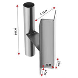 Maxbell Corner Trowel Corner Knife Corner Finishing Work Gyprock Drywall Corner Tool Z Shape 10x5.3cm
