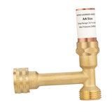 Maxbell Water Hammer Arrestor for Washing Machine Fitting 3/4" NH Male Female Thread