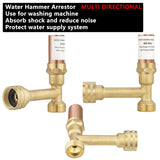 Maxbell Water Hammer Arrestor for Washing Machine Fitting 3/4" NH Male Female Thread