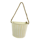 Maxbell Hanging Flower Pot Iron Rustic Hanging Planter for Living Room Yard Entryway