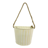 Maxbell Hanging Flower Pot Iron Rustic Hanging Planter for Living Room Yard Entryway