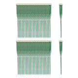 Maxbell 50 Pieces Flower Water Tubes Florist Supplies Nutrient Tube for Fresh Floral 14.5cmx2cmx2cm