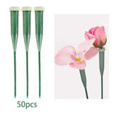 Maxbell 50 Pieces Flower Water Tubes Florist Supplies Nutrient Tube for Fresh Floral 14.5cmx2cmx2cm